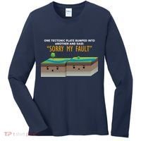 Tectonic Plate Sorry My Fault Women's Long Sleeve Shirt thumb 0