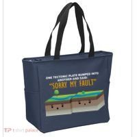Tectonic Plate Sorry My Fault Tote Bag thumb 2