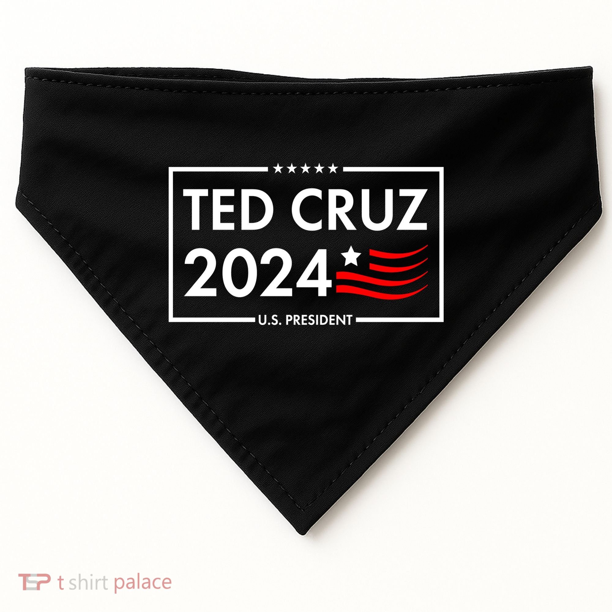 Ted Cruz 2024 For President Logo USA-Made Doggie Bandana