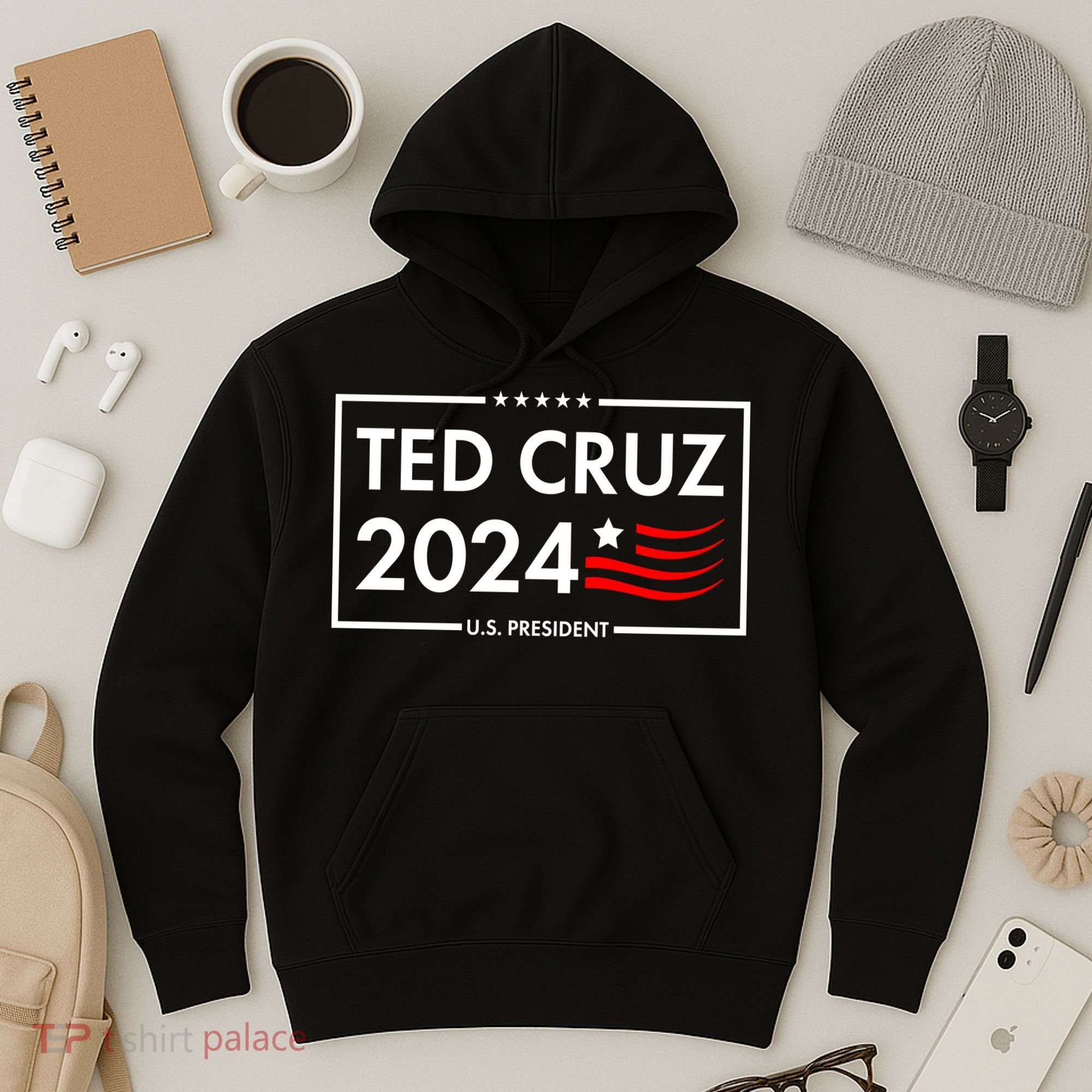Ted Cruz 2024 For President Logo Hoodie