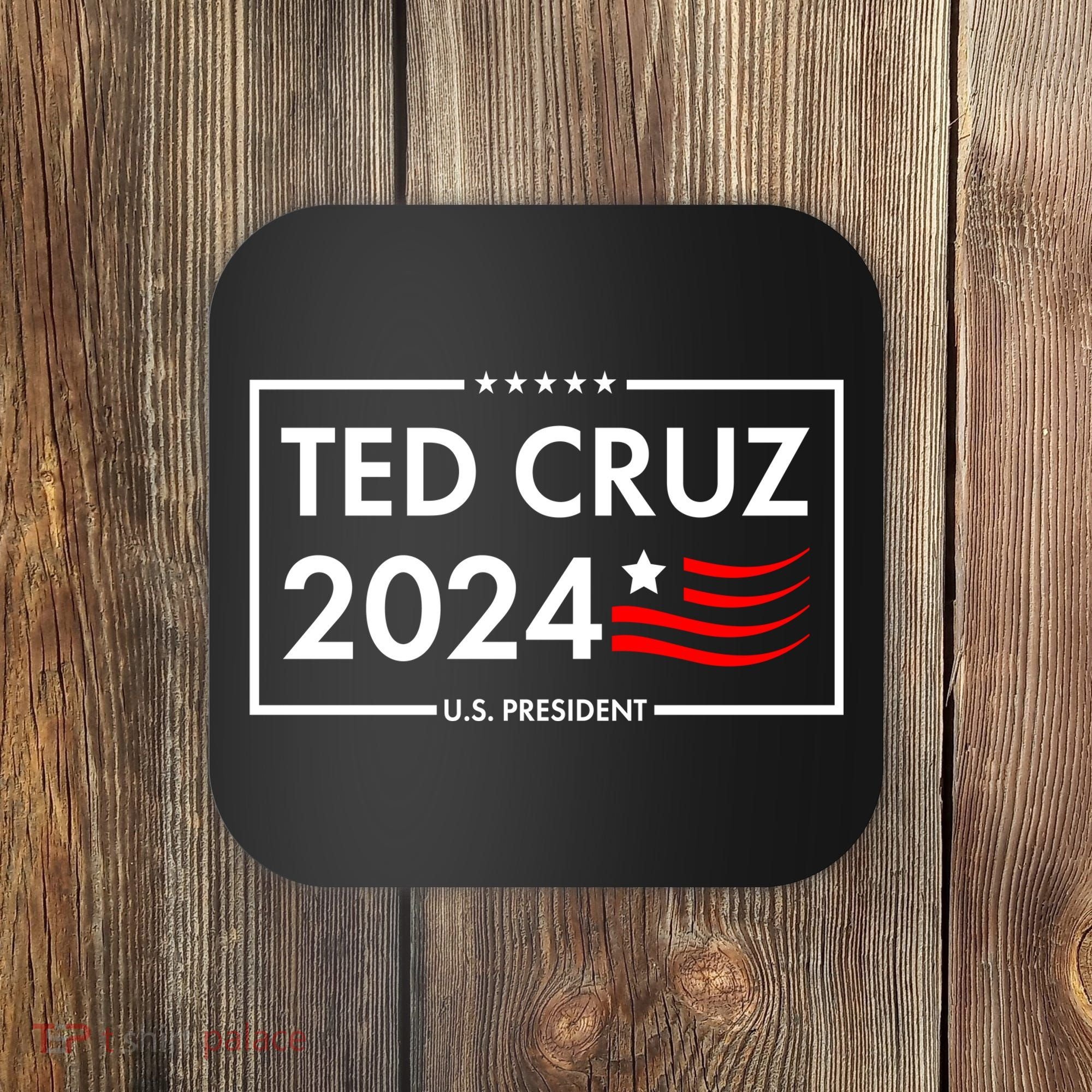 Ted Cruz 2024 For President Logo Coaster