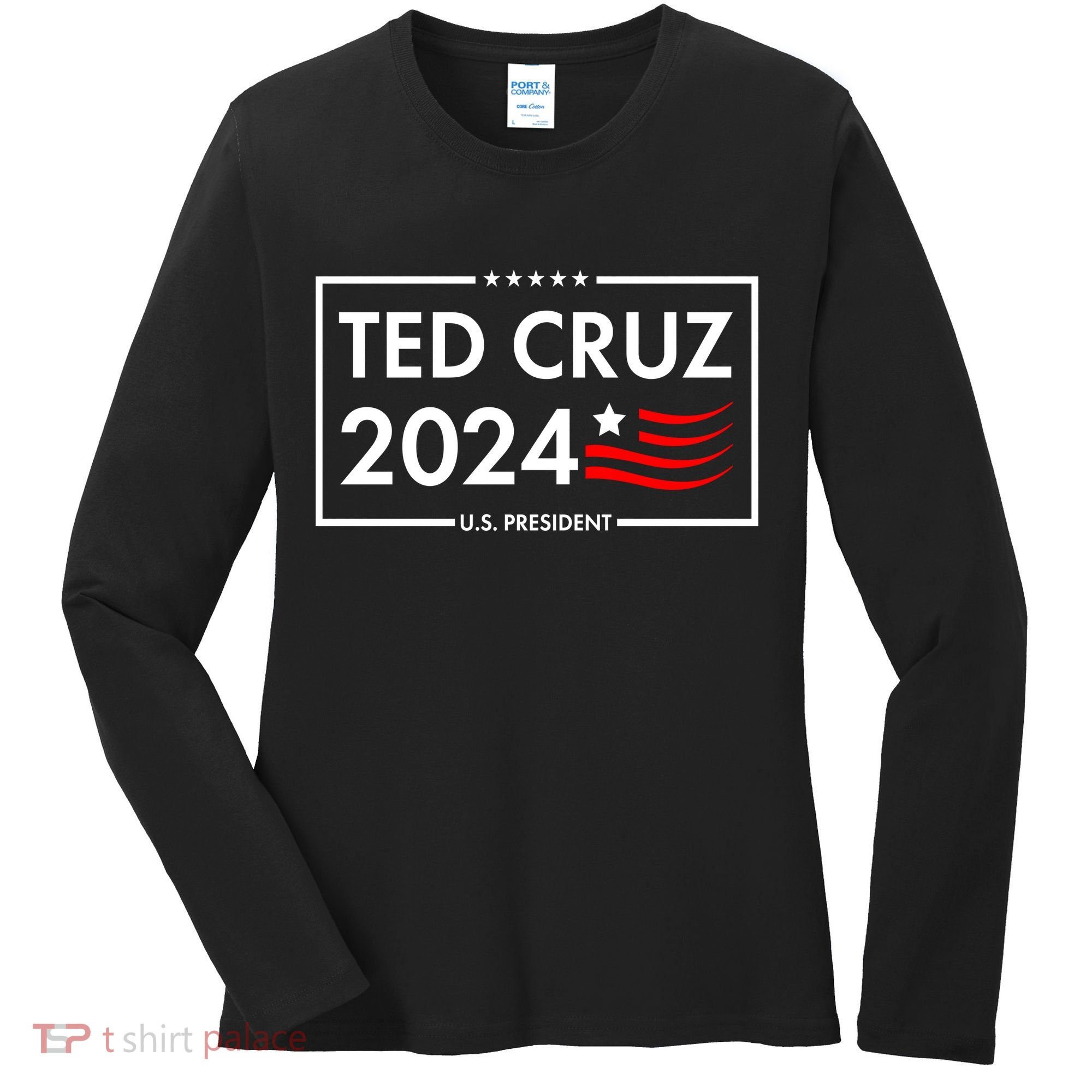 Ted Cruz 2024 For President Logo Women's Long Sleeve Shirt