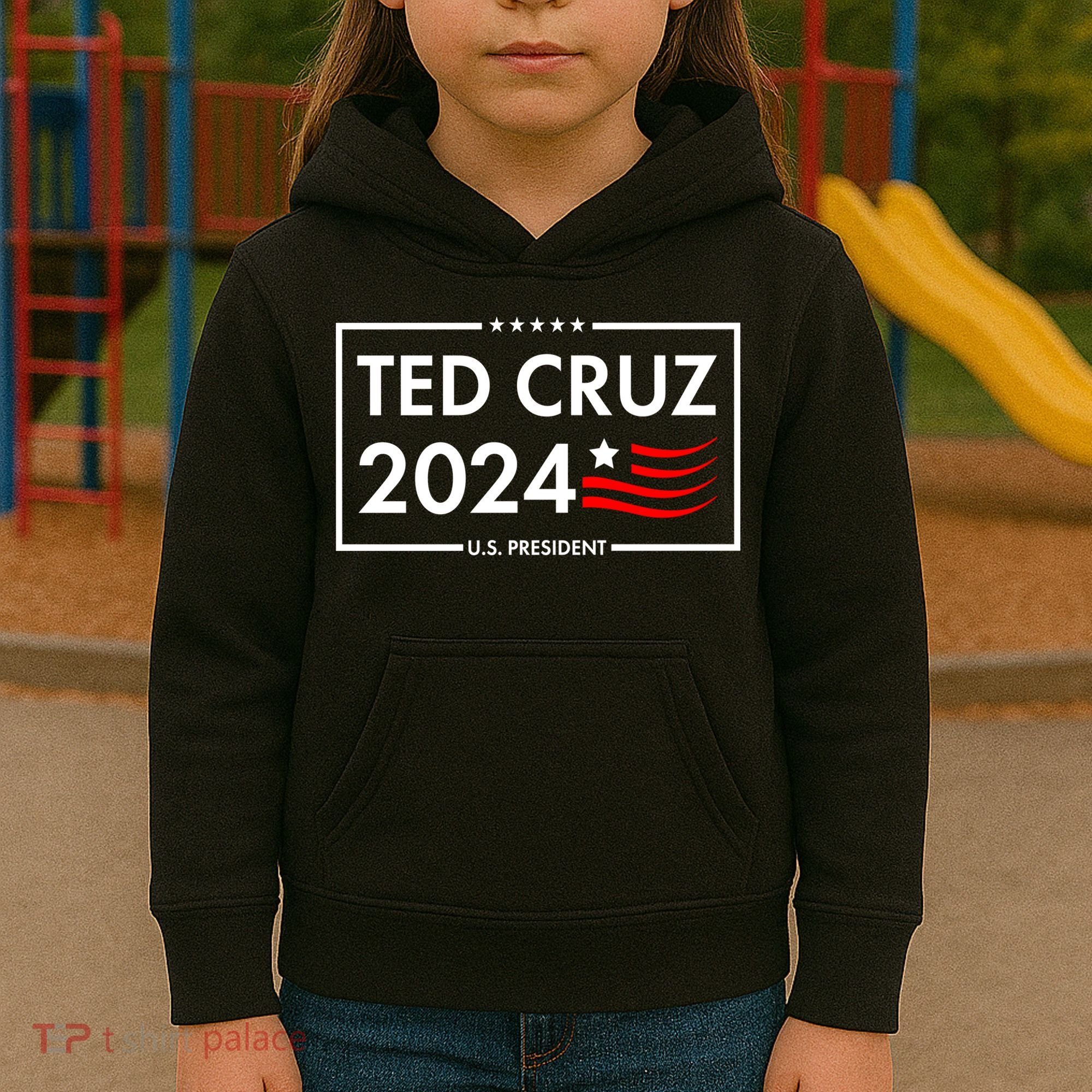 Ted Cruz 2024 For President Logo Kids Hoodie