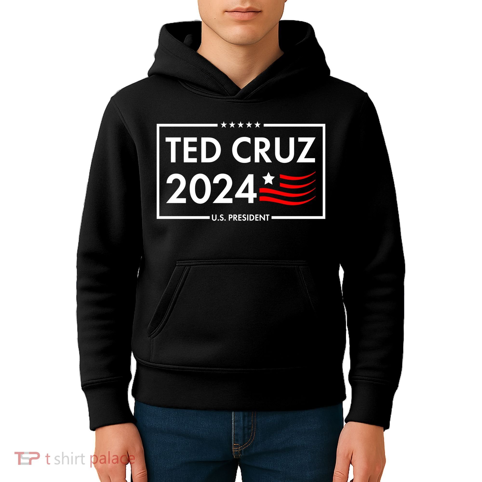 Ted Cruz 2024 For President Logo Kids Hoodie
