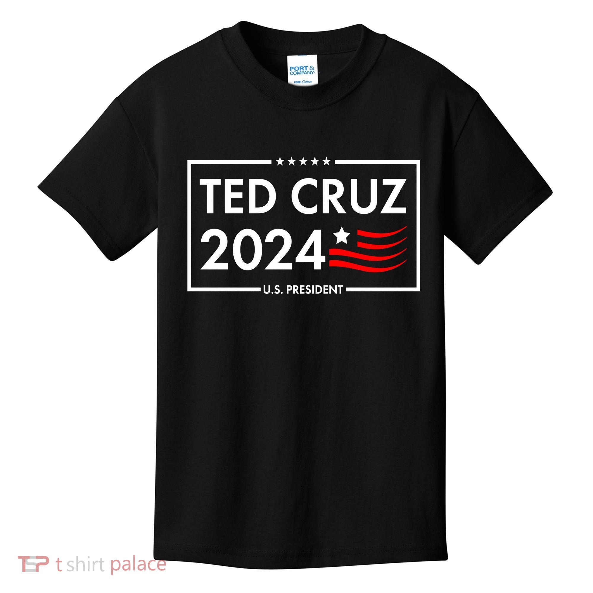 Ted Cruz 2024 For President Logo Kids T-Shirt