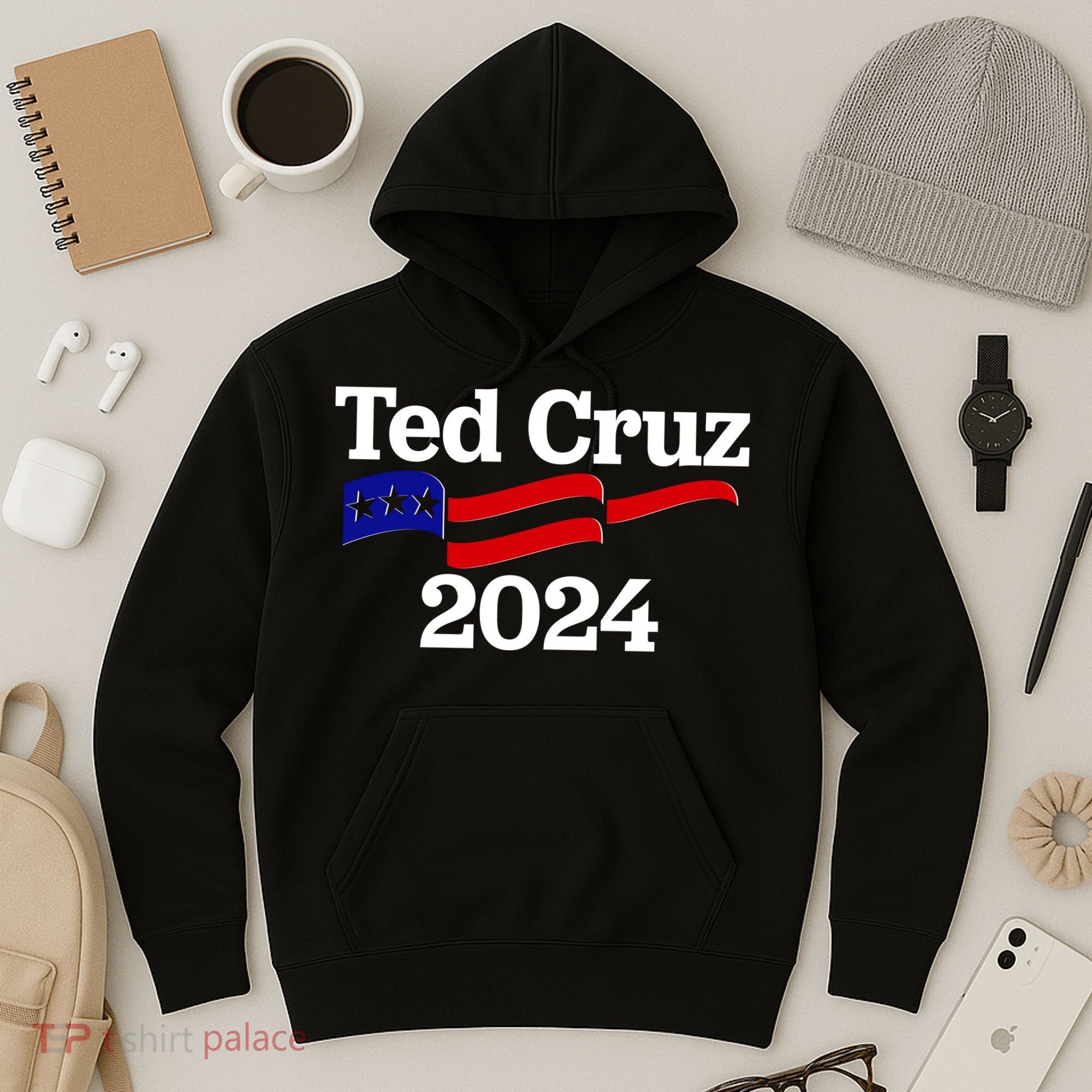 Ted Cruz For President 2024 Election Flag Hoodie