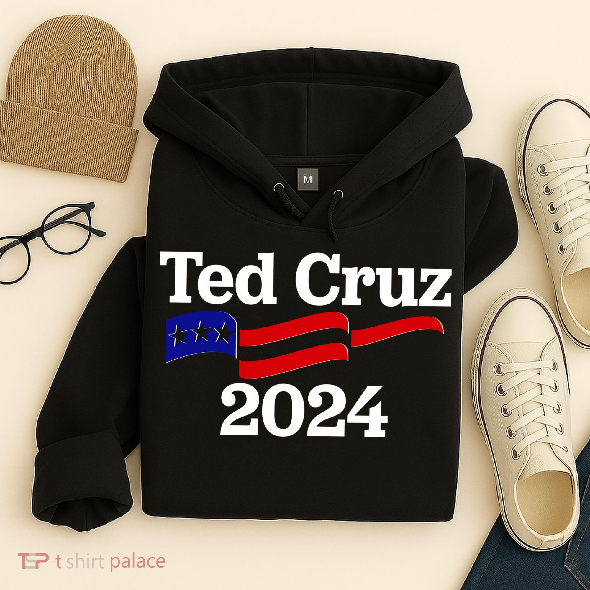 Ted Cruz For President 2024 Election Flag Hoodie