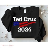 Ted Cruz For President 2024 Election Flag Sweatshirt thumb 2