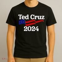 Ted Cruz For President 2024 Election Flag T-Shirt thumb 3