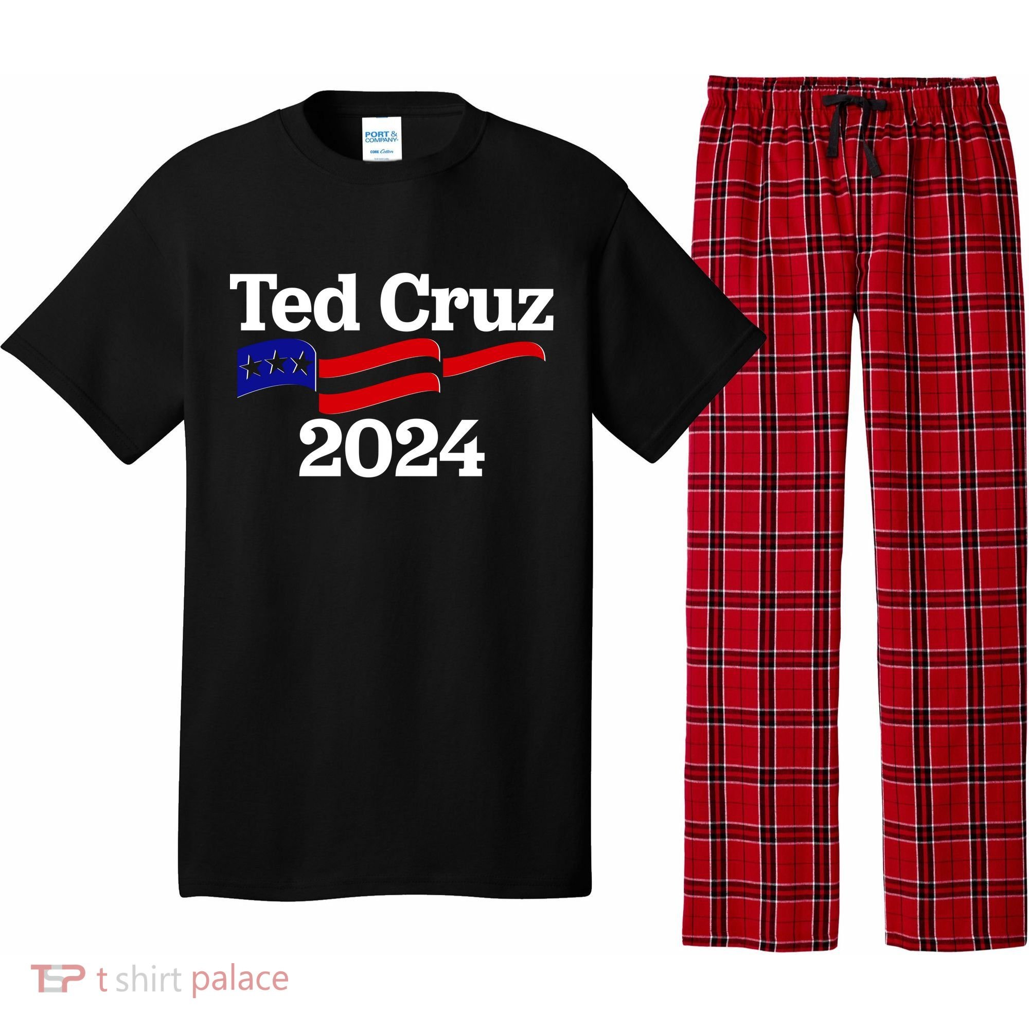 Ted Cruz For President 2024 Election Flag Pajama Set
