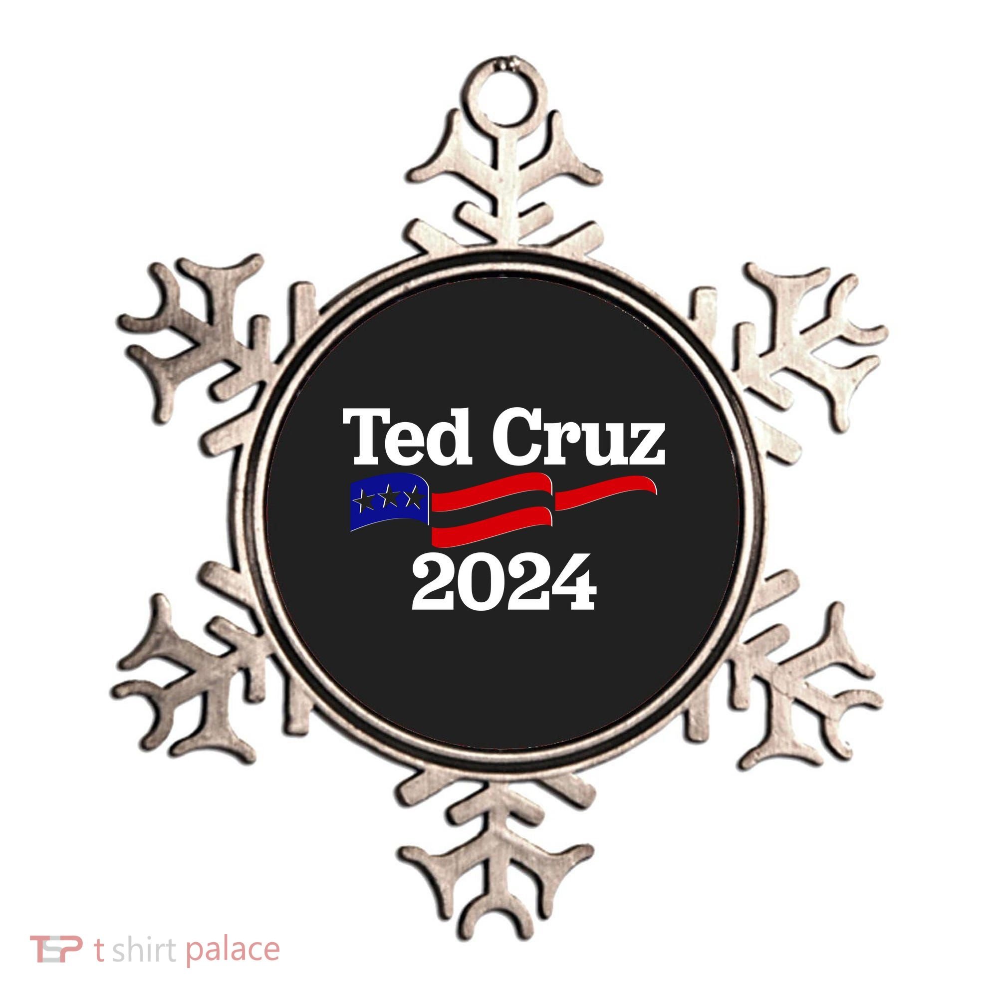 Ted Cruz For President 2024 Election Flag Ornament