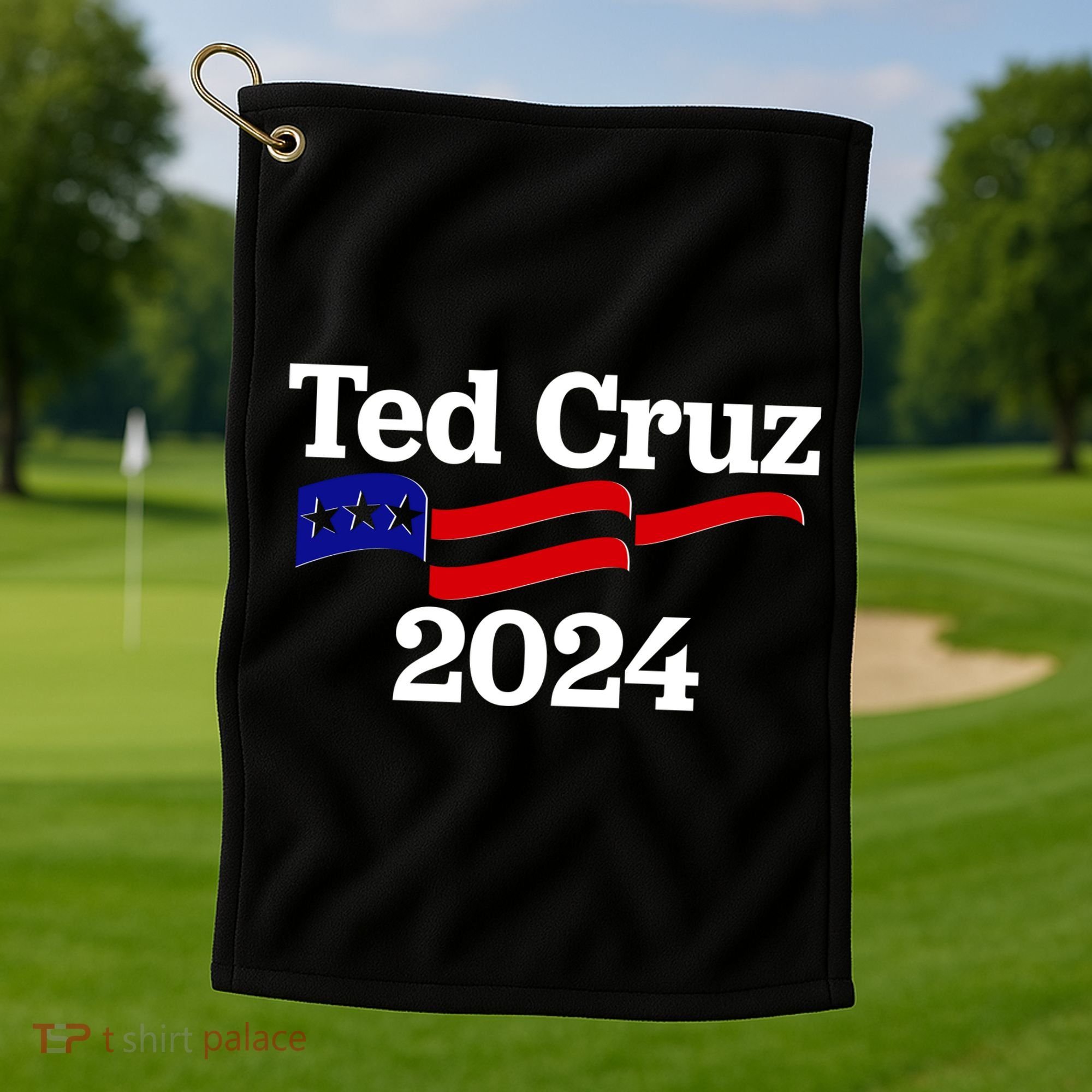 Ted Cruz For President 2024 Election Flag Golf Towel