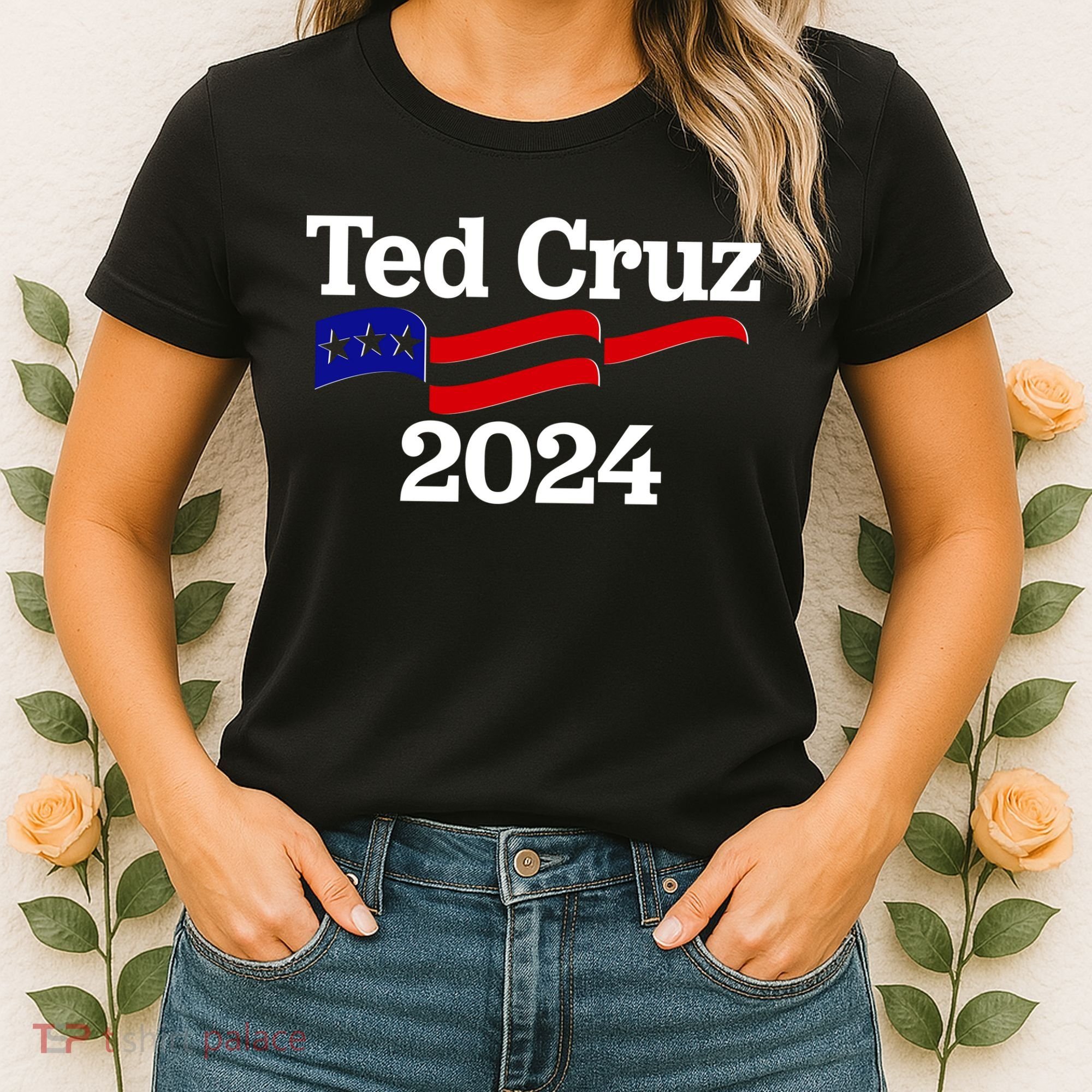 Ted Cruz For President 2024 Election Flag Women's T-Shirt