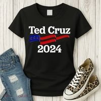 Ted Cruz For President 2024 Election Flag Women's T-Shirt thumb 3