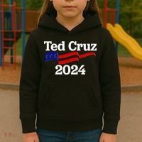 Ted Cruz For President 2024 Election Flag Kids Hoodie thumb 3
