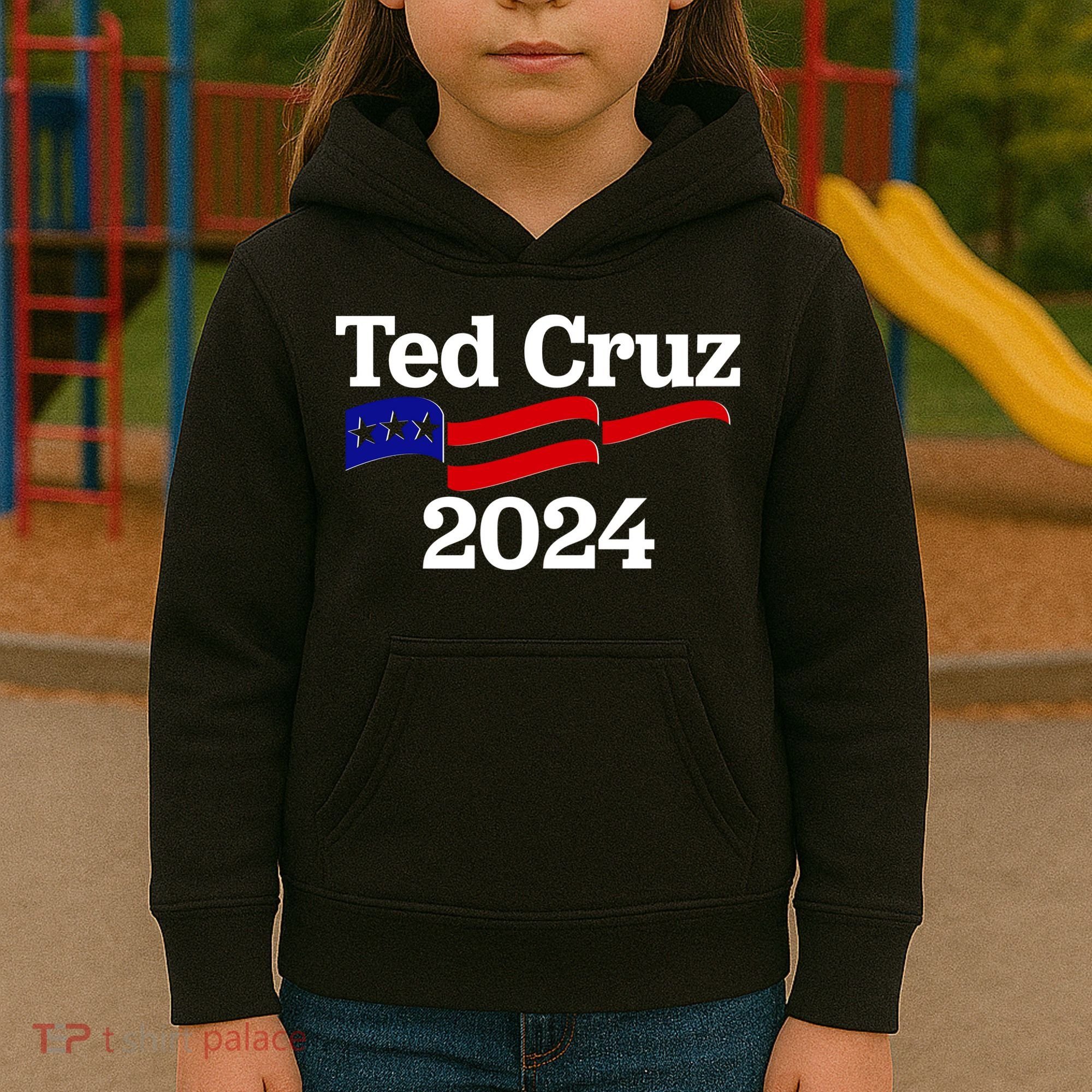 Ted Cruz For President 2024 Election Flag Kids Hoodie