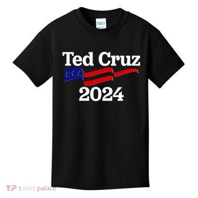 Ted Cruz For President 2024 Election Flag Kids T-Shirt