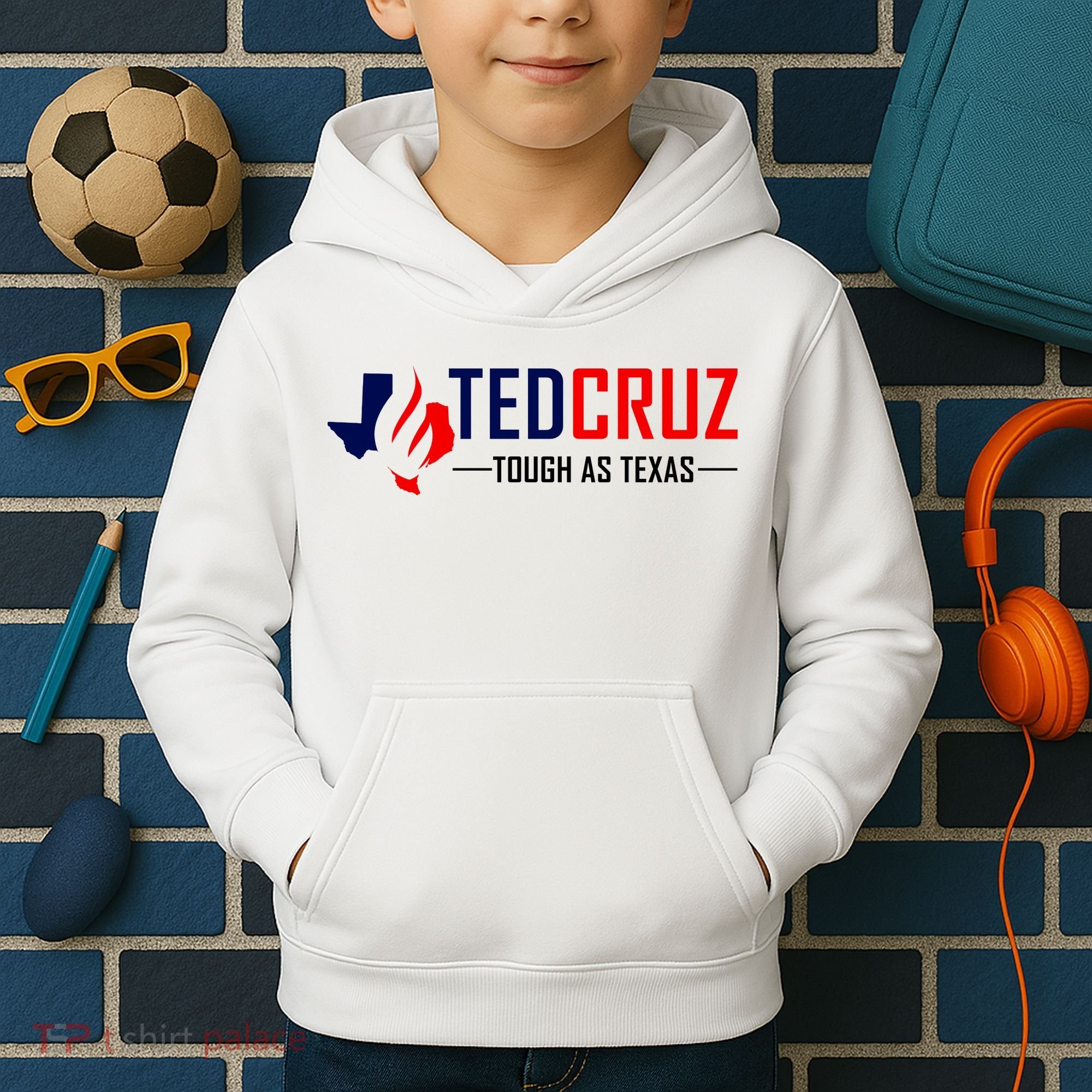 Ted Cruz Tough As Texas Kids Hoodie