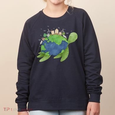 Turtle Earth Day Women's Sweatshirt