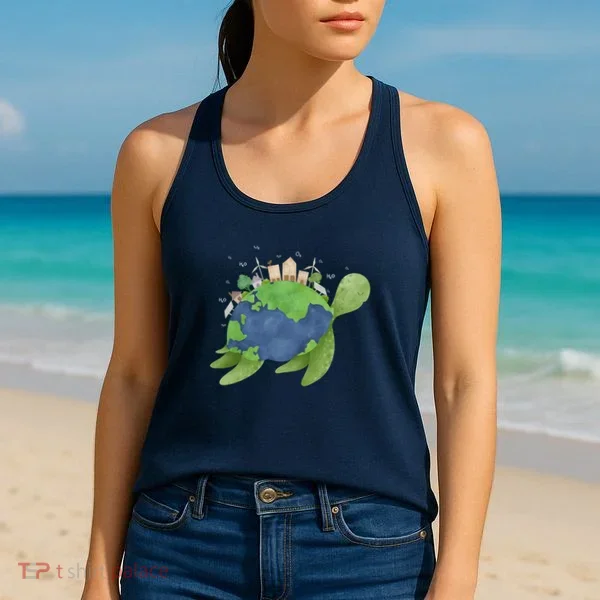 Turtle Earth Day Women's Tank Top