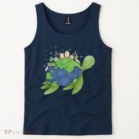 Turtle Earth Day Tank Top thumb 2