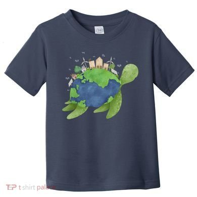Turtle Earth Day Toddler T-Shirt