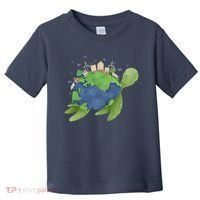 Turtle Earth Day Toddler T-Shirt thumb 0