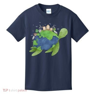 Turtle Earth Day Kids T-Shirt