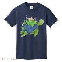 Turtle Earth Day Kids T-Shirt thumb 0