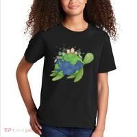 Turtle Earth Day Kids T-Shirt thumb 2