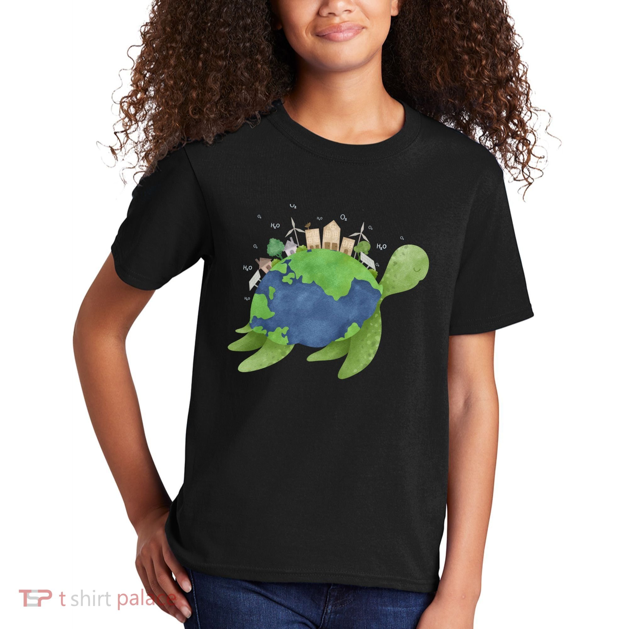 Turtle Earth Day Kids T-Shirt