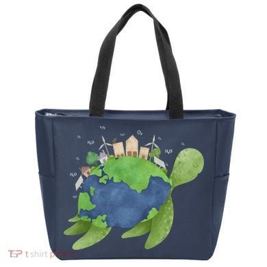 Turtle Earth Day Tote Bag