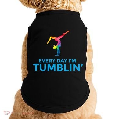 Tumbling Every Day Gymnastics For Gymnast Doggie Tank