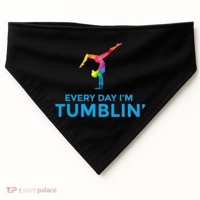 Tumbling Every Day Gymnastics For Gymnast USA-Made Doggie Bandana