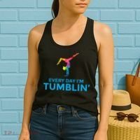 Tumbling Every Day Gymnastics For Gymnast Women's Tank Top thumb 2