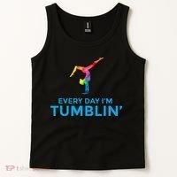 Tumbling Every Day Gymnastics For Gymnast Tank Top thumb 2
