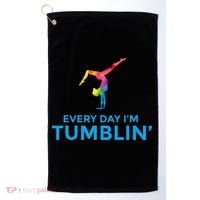Tumbling Every Day Gymnastics For Gymnast Golf Towel thumb 0