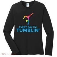 Tumbling Every Day Gymnastics For Gymnast Women's Long Sleeve Shirt thumb 0