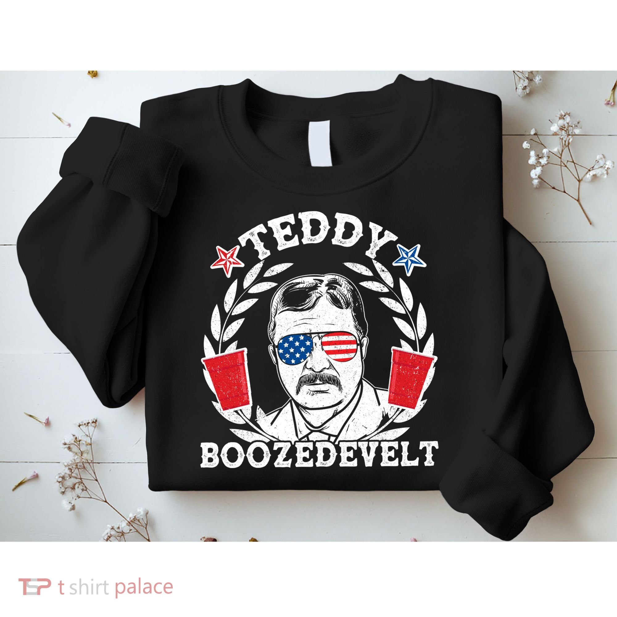 Teddy Boozedevelt USA Beer Party Sweatshirt