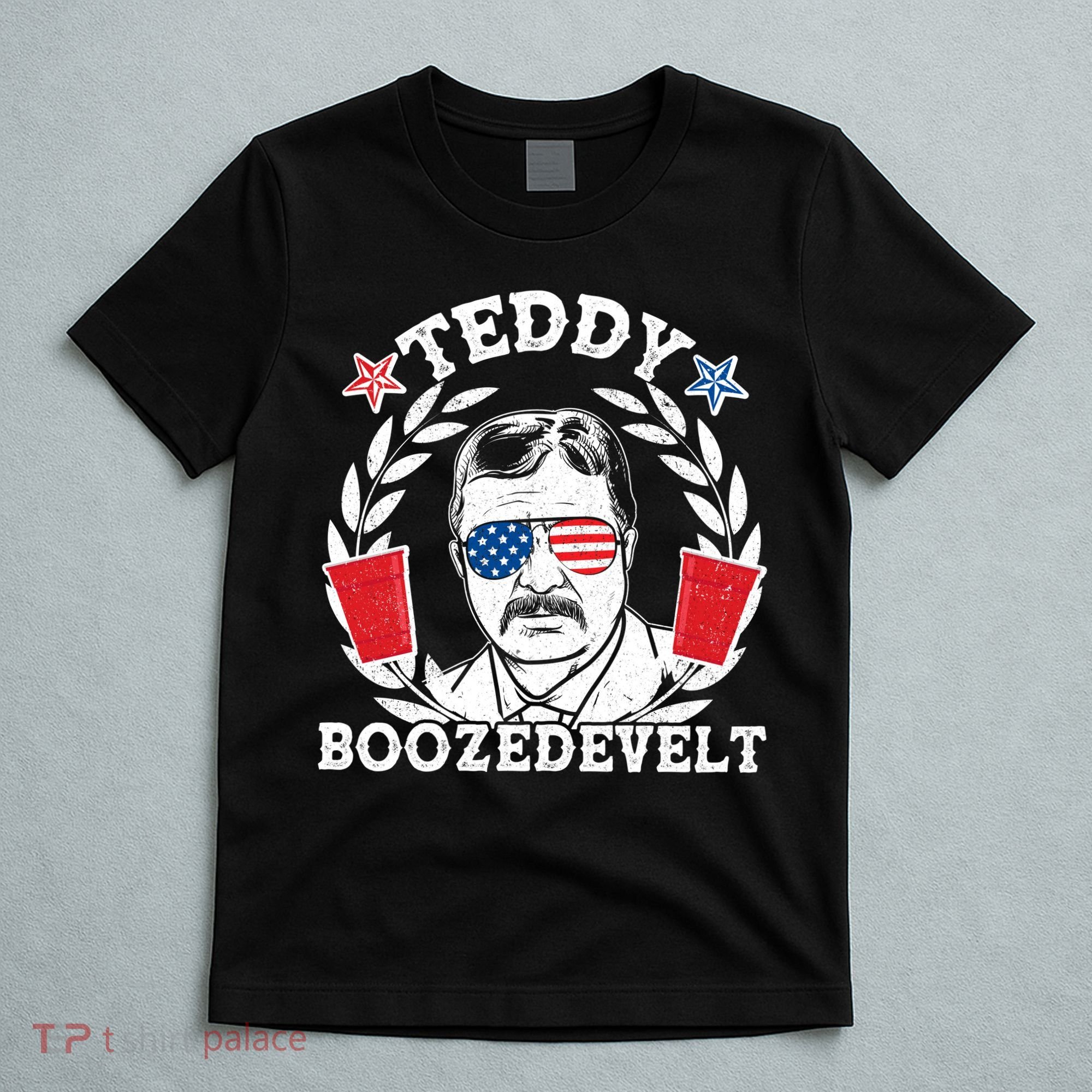Teddy Boozedevelt USA Beer Party T-Shirt
