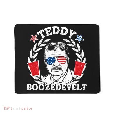 Teddy Boozedevelt USA Beer Party Mousepad