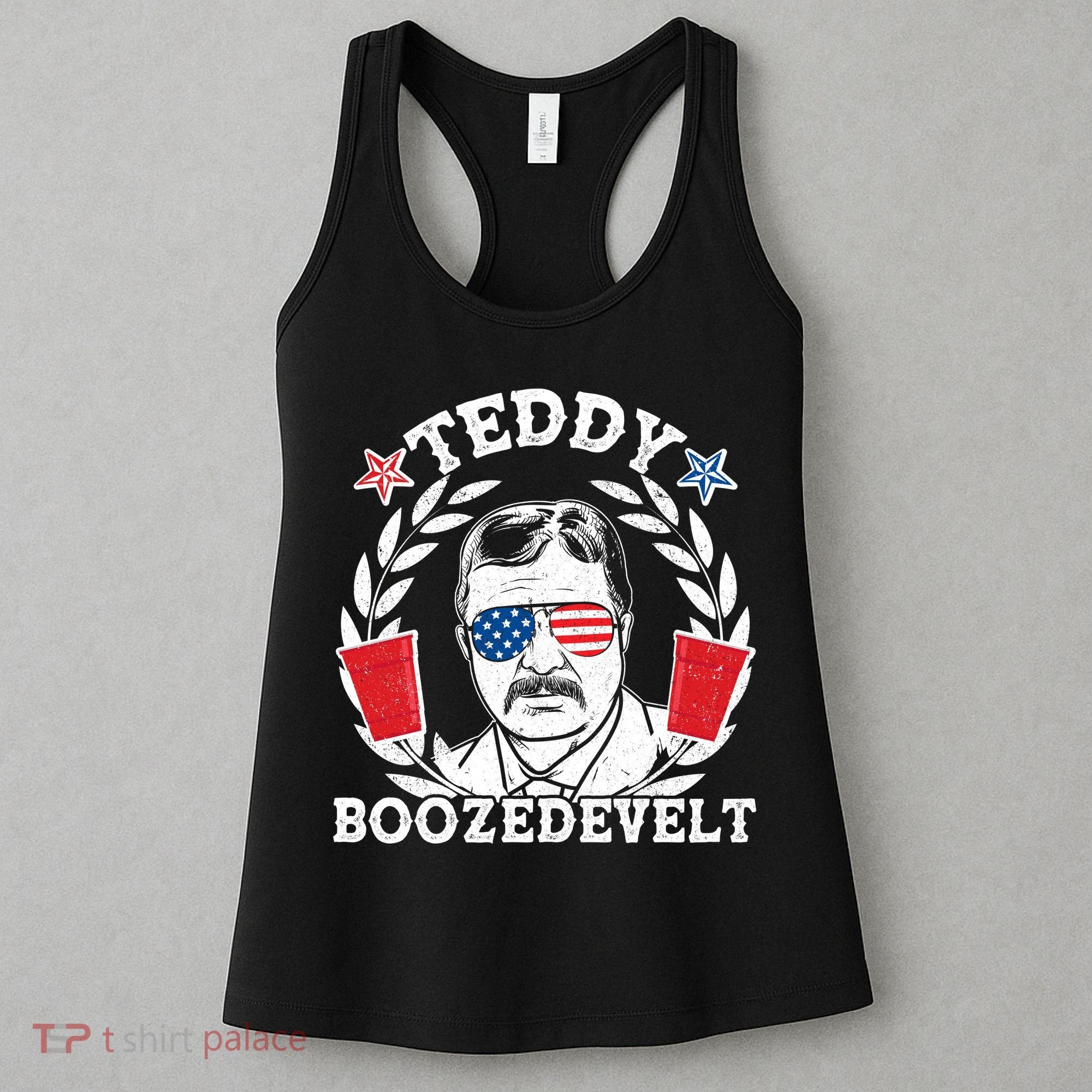 Teddy Boozedevelt USA Beer Party Women's Tank Top