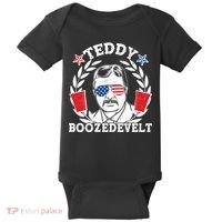 Teddy Boozedevelt USA Beer Party Baby Bodysuit thumb 0
