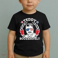 Teddy Boozedevelt USA Beer Party Toddler T-Shirt thumb 2
