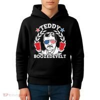 Teddy Boozedevelt USA Beer Party Kids Hoodie thumb 4