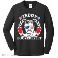 Teddy Boozedevelt USA Beer Party Kids Long Sleeve Shirt thumb 0