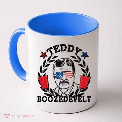Teddy Boozedevelt USA Beer Party Coffee Mug