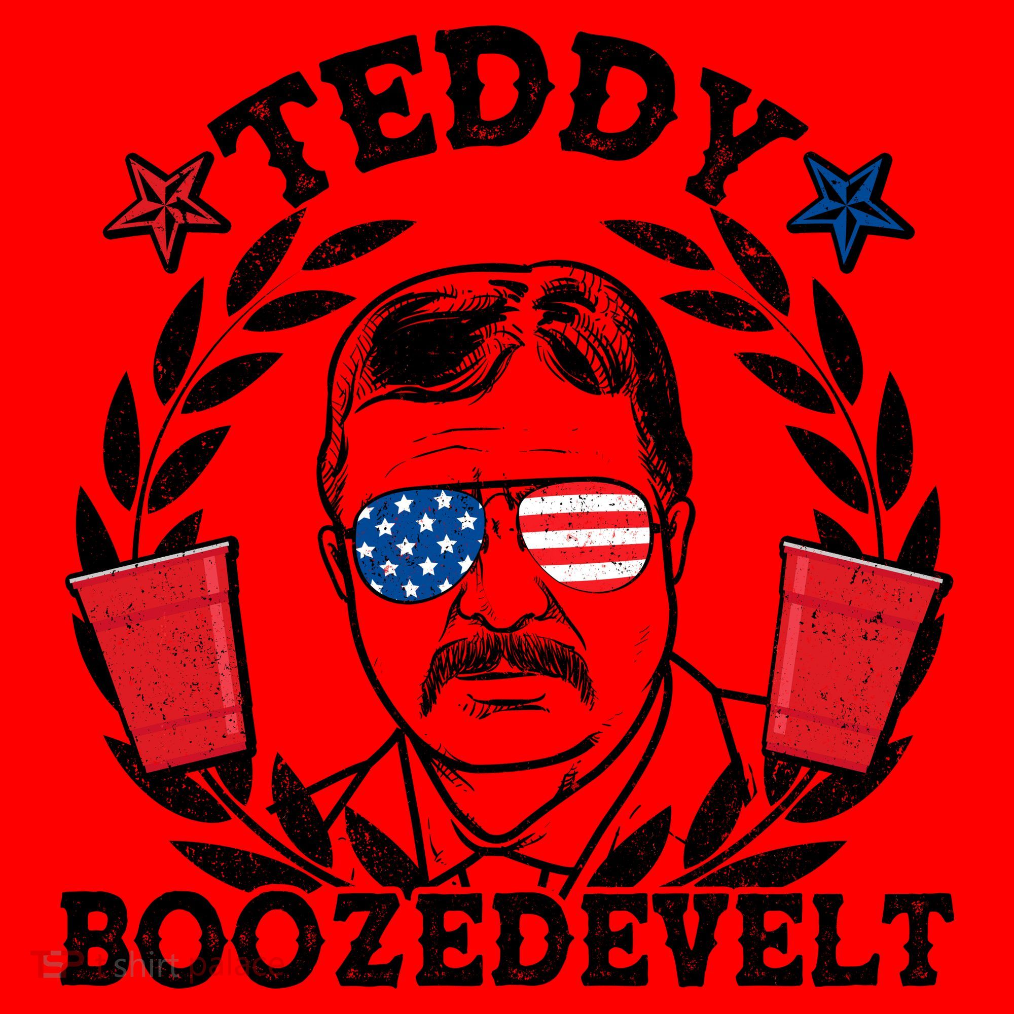 Teddy Boozedevelt USA Beer Party Santa Hat