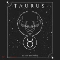 Taurus Earth Elet Zodiac Cute Gift Golf Towel thumb 3
