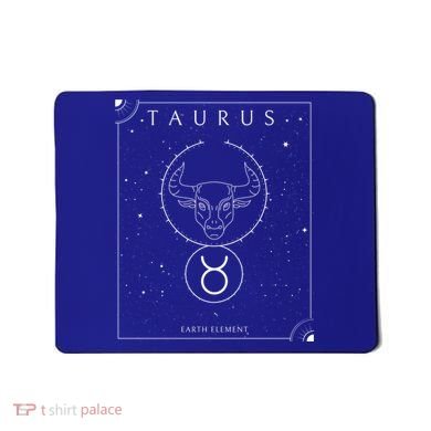 Taurus Earth Elet Zodiac Cute Gift Mousepad